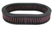 K&N Engineering oval drop-in air filter, 11.5-inch length, 8.125-inch width, 2-inch height for automotive air intake systems