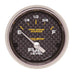 Autometer marine carbon fiber electric fuel level gauge with 2-1/16 inch display and 240-33 ohms resistance, featuring a sleek design.