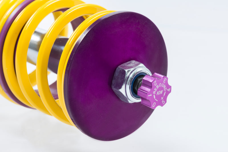 KW Coilover Kit V3 for 2016+ Chevy Camaro 6th Gen, showing adjustable coilover suspension components without electronic dampers.