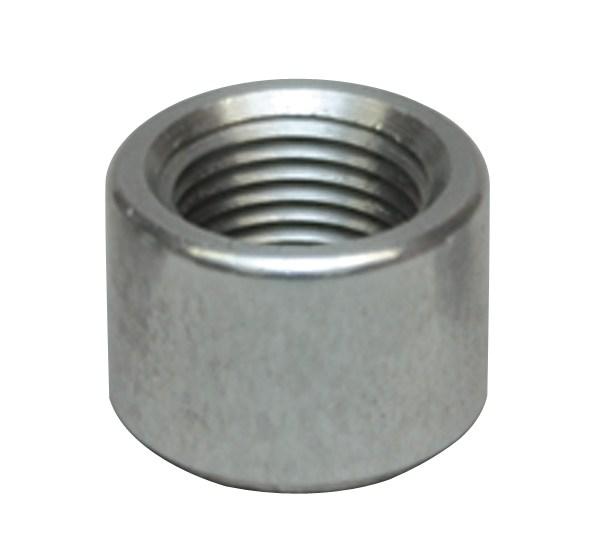 Vibrant zinc-plated mild steel 1/8in NPT male plug fitting for EGT weld bung installation.