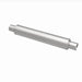 MagnaFlow Mag SS muffler with 22x4x4 inch dimensions, 2.5-inch inlet and outlet, showcasing its polished stainless steel construction.