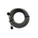 Snow Performance 5ft stainless steel braided water line for injection pumps, black 4AN fitting, durable automotive fluid transfer component