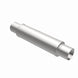 MagnaFlow Mag SS muffler with 3-inch inlet and 14x4x4 inch dimensions, featuring a sleek stainless steel design for vehicle exhaust.