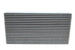 Vibrant universal oil cooler core, 4x10x1.25 inches, with metal fins and inlet/outlet ports, designed for automotive oil cooling systems.
