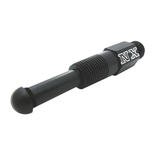 Nitrous Express single discharge dry nitrous nozzle with 1/16 NPT fitting, designed for precise nitrous oxide delivery.