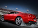 Borla axle back exhaust rear section for 2010 Chevrolet Camaro 6.2L V8, showing polished stainless steel pipes and muffler.