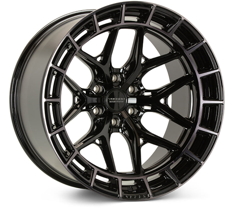 Vossen HFX-1 20x10 forged wheel in tinted gloss black with deep lip, 6x135 bolt pattern, ET-18 offset, 87.1 CB