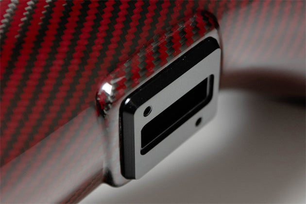 Corsa 2014-19 Chevy Corvette 6.2L cold air intake with DryTech filter and carbon fiber finish, designed for improved engine airflow.