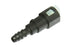 Radium Engineering 3/8-inch SAE female fitting with 5/16-inch barb connection, made of durable metal for fluid transfer applications