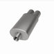 MagnaFlow stainless steel muffler with tip, 14x5x8 inches, featuring 2.25/3 inch inlet and outlet, designed for vehicle exhaust systems.