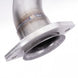 Stainless Works 2017 F-150 Raptor 3.5L downpipe with high-flow cats, factory connection, and durable stainless steel construction.