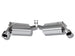 Borla axle back exhaust rear section for 2010 Camaro 3.6L V6, stainless steel with polished tips, high-performance car part