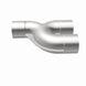 MagnaFlow Y Pipe with 2.50-inch stainless steel smooth transition, 90-degree angle for automotive exhaust systems.