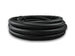 Vibrant -6 AN black nylon braided flex hose with PTFE liner, 150ft roll, showing the textured braided exterior and flexible hose structure.
