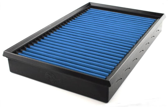 aFe MagnumFLOW Pro Dry S air filter for Cadillac ATS-V V6 3.6L engine, direct fit replacement, high-performance automotive air filter