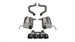 Corsa Performance black axle back exhaust system with quad 4.5-inch tips for 2017-2019 Chevy Corvette Z06, Xtreme model.
