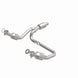 MagnaFlow catalytic converter direct fit for 2014-2016 GMC Sierra 1500 V6 4.3L engine, showing the metal component with inlet and outlet pipes.