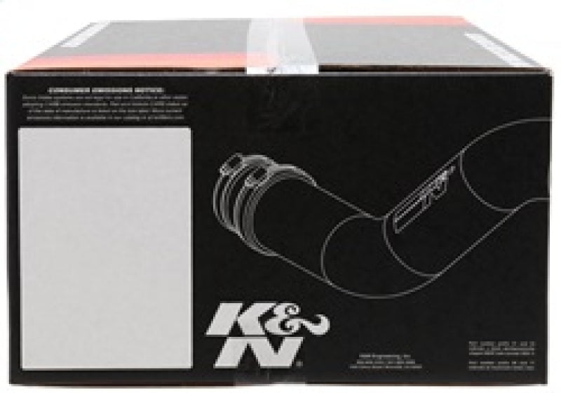 K&N Engineering cold air intake kit for Chevy Camaro V8 6.2L, featuring high-flow air filters and intake hoses.