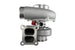 Turbosmart 6870B Kompact D4 1.00AR externally wastegated TS-1 turbocharger with compact design and visible wastegate components