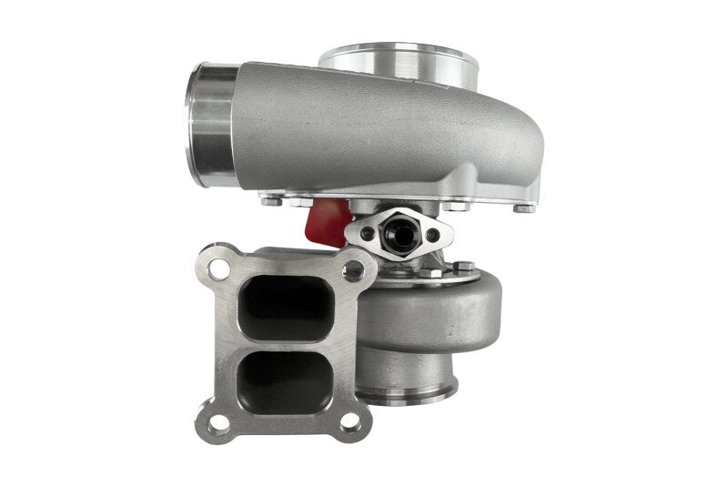 Turbosmart 6870B Kompact D4 1.00AR externally wastegated TS-1 turbocharger with compact design and visible wastegate components