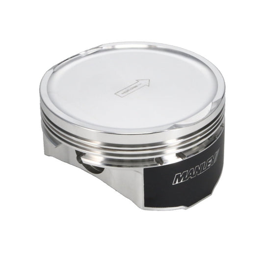 Manley Performance forged piston set for 8-cylinder Chrysler 6.4L Hemi engine, featuring 4.090-inch bore and 1.120-inch compression height