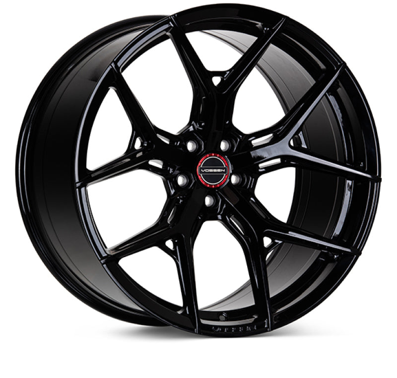 Vossen HF-5 forged 20x11 gloss black wheel with super deep face, 5x115 bolt pattern, ET -6.