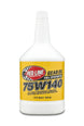 Red Line 75W140 gear oil quart container, high-performance gear oil for transmissions and differentials, durable and synthetic.