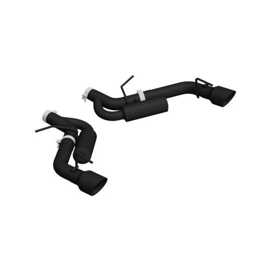 MBRP Chevrolet Camaro SS axle back exhaust with dual rear exit and 4.5-inch black tips on non-NPP models