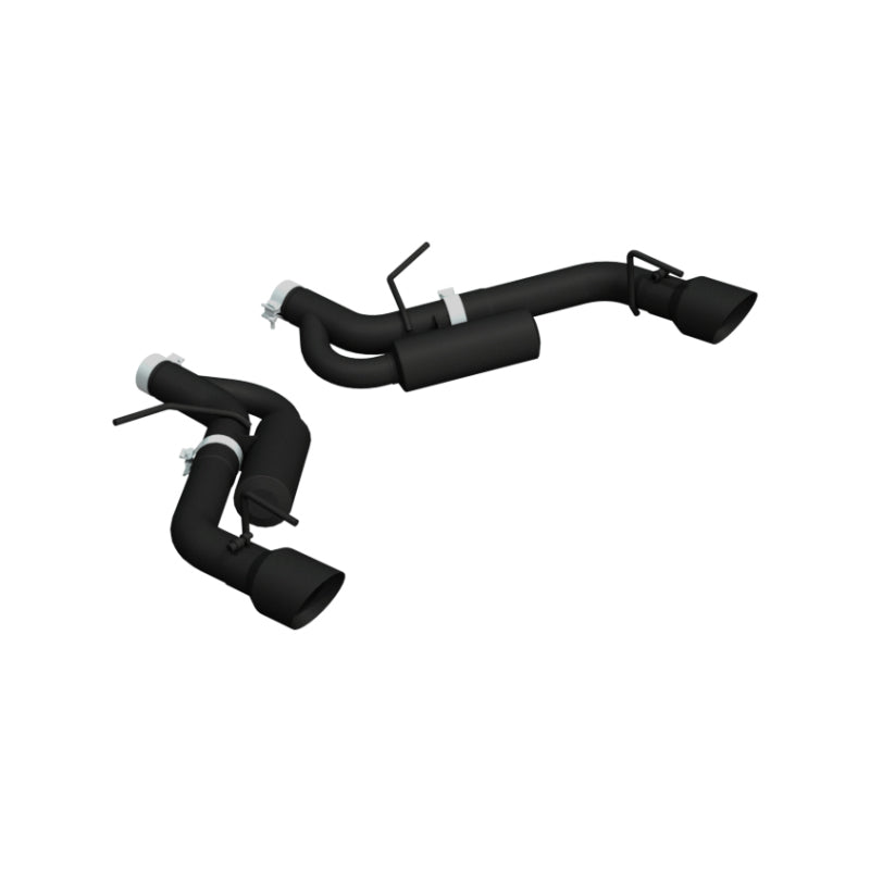 MBRP Chevrolet Camaro SS axle back exhaust with dual rear exit and 4.5-inch black tips on non-NPP models