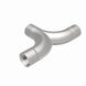MagnaFlow stainless steel 2.50-inch smooth transition T connecting pipe with 90/90 degree bends for exhaust systems.