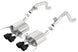 Borla axle-back exhaust system for 2014-2018 C7 Corvette Stingray with dual 2-inch outlets and 4.25-inch tips, polished stainless steel.
