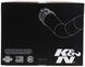 K&N Engineering black cold air intake kit for 2019 Chevrolet Silverado 1500 5.3L V8 engine with air filters and intake tubing.