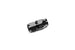 Radium Engineering 10AN Hose End Straight PTFE fitting in black, showcasing durable hose end connection for high-performance automotive use.