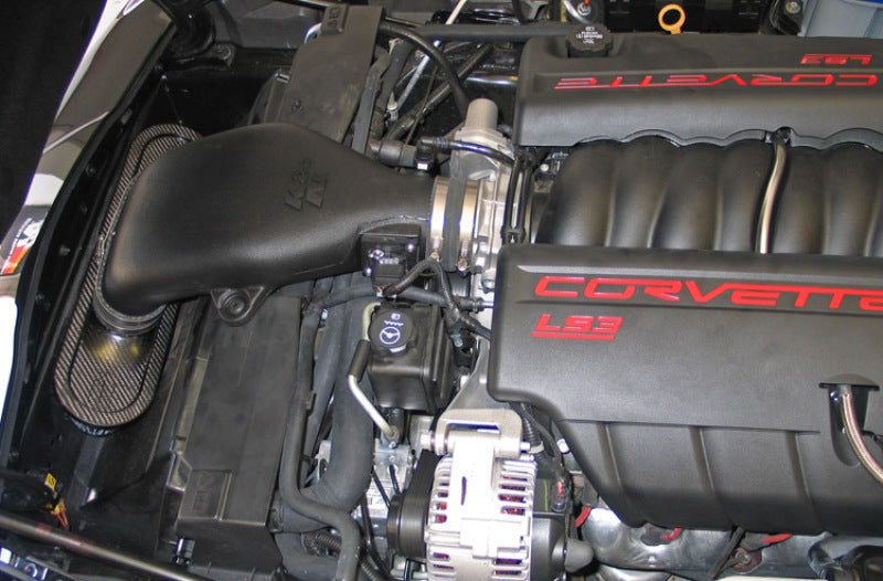 K&N Engineering Chevy Corvette 6.2L V8 Cold Air Intake system with high-performance air filter and intake tubing