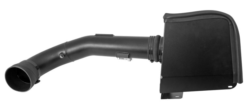 K&N Engineering black cold air intake kit for 2009-2013 Chevy Silverado 1500, Avalanche, Suburban, GMC Yukon shows intake components.