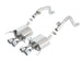 Borla catback exhaust system for 2014-2015 Chevy Corvette C7 with quad rear tips, without AFM and NPP.