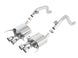 Borla catback exhaust system for 2014-2015 Chevy Corvette C7 with quad rear tips, without AFM and NPP.