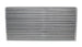 Vibrant air-to-air intercooler core, 25x12 inches, 3.5-inch thick, with aluminum fins and end tanks for turbocharged vehicles.