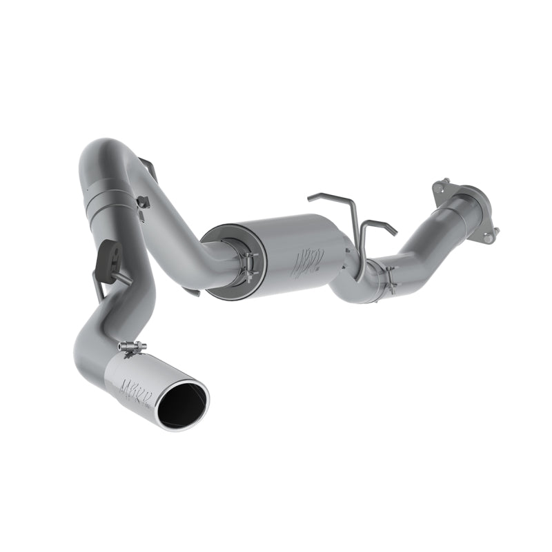 MBRP catback exhaust system for 2007-2010 Chevy/GMC 2500HD 6.0L V8, single side exit T409 stainless steel, performance muffler