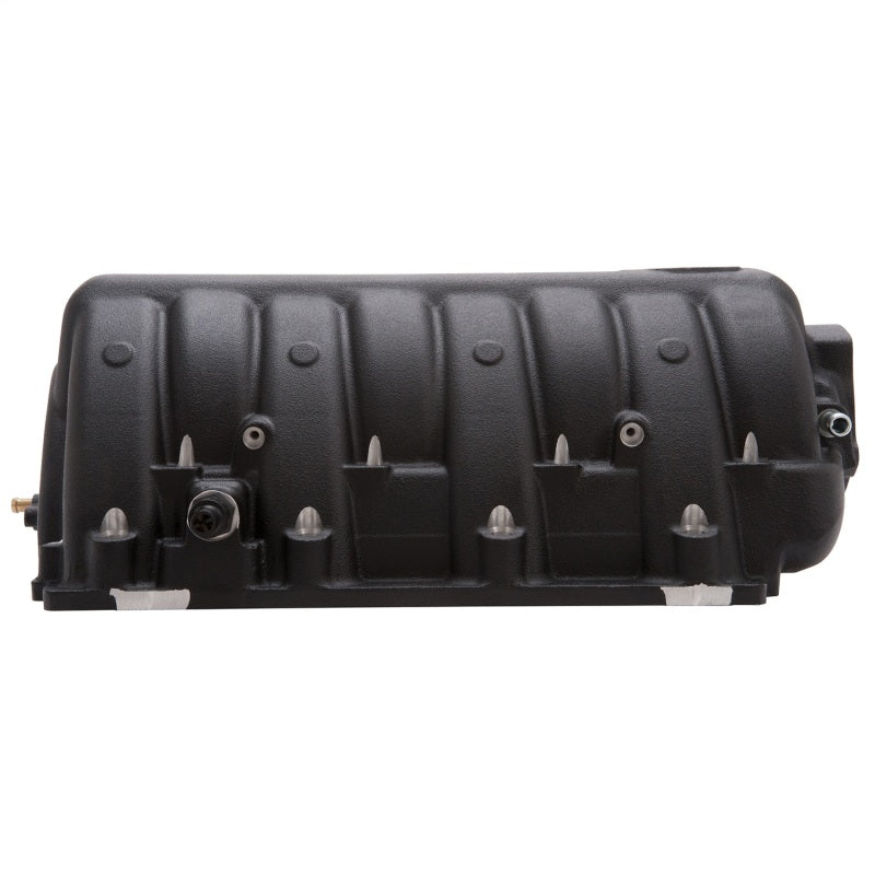 Edelbrock Victor EFI intake manifold for Eagle Chrysler 5.7L, 6.1L, 6.4L Gen III Hemi V8 engine, showing the polished aluminum design.