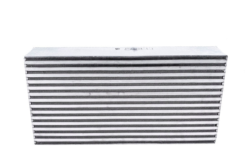 Garrett 24-inch by 12.11-inch air intercooler for high-performance vehicles, 950 HP compatible, with finned cooling surface
