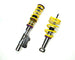 KW Coilover Kit V1 for 2010+ Chevrolet Camaro, front and rear coilover suspension components on a car.
