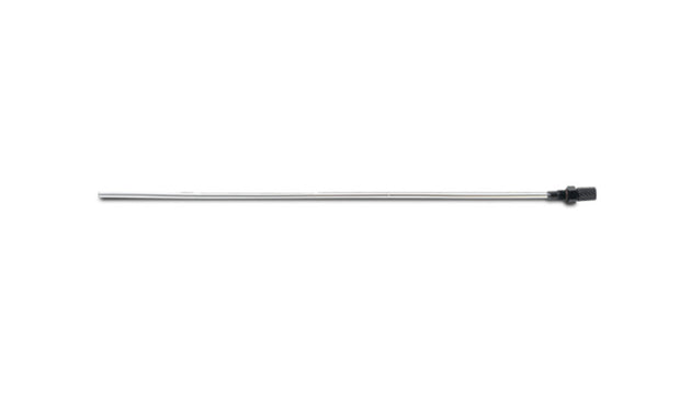 Vibrant replacement dipstick for medium oil catch can, showing the bright, durable plastic tool with measurement markings.