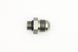 DeatschWerks 6AN ORB male to 8AN male flare fitting with O-ring, automotive fluid transfer fitting, durable metal construction