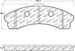 StopTech performance front brake pads for 2006-2009 Chevrolet Corvette Z06, high-performance brake pads for improved stopping power.