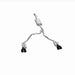 Magnaflow Catback Performance Exhaust System for 2021 GMC Yukon V8 6.2L Street Series, showing the shiny stainless steel pipes and muffler.