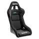 Black Sparco Evo QRT race seat with racing harness slots and supportive design, ideal for high-performance automotive racing.