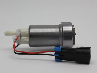Walbro Universal 450lph high-pressure in-tank fuel pump showing metal body and electrical connector for automotive use