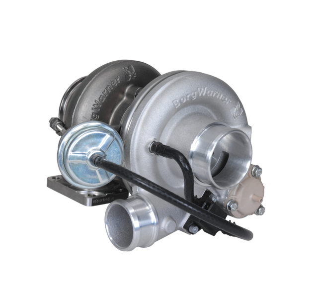 BorgWarner Super Core EFR B1 6758 turbocharger super core assembly with turbine wheel and compressor components.