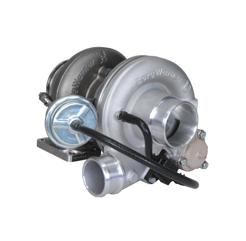 BorgWarner Super Core EFR B1 6758 turbocharger super core assembly with turbine wheel and compressor components.